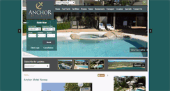Desktop Screenshot of anchormotelnoosa.com.au